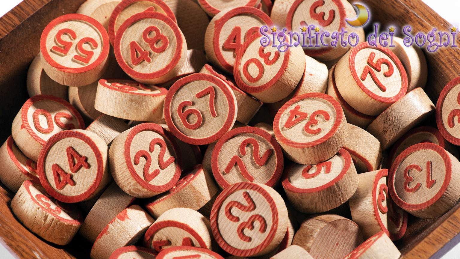 Tombola Classica Napoletana | 48 Cartelle Con Smorfia, Numeri In Legno E Panariello In Plastica - 3